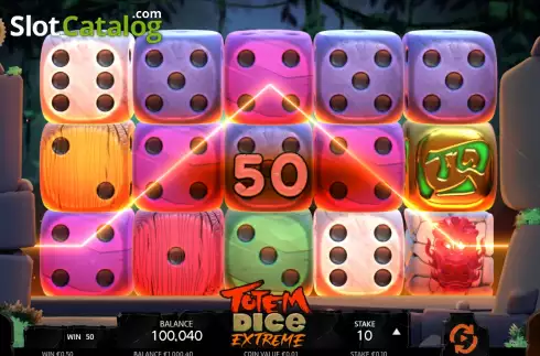Οθόνη3. Totem Dice Extreme Κουλοχέρης
