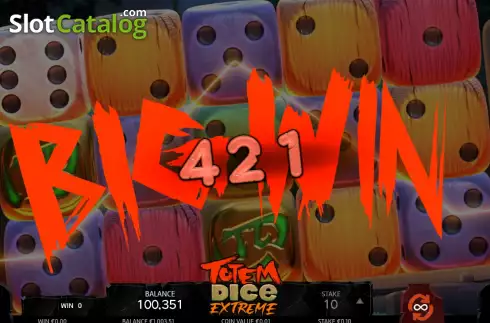 Οθόνη5. Totem Dice Extreme Κουλοχέρης