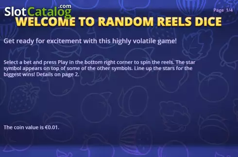 Οθόνη5. Random Reels Dice Κουλοχέρης