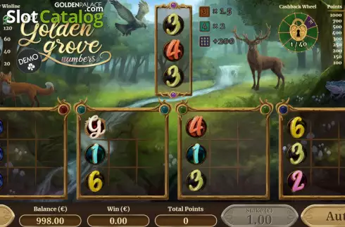 Οθόνη4. Golden Grove Numbers Κουλοχέρης