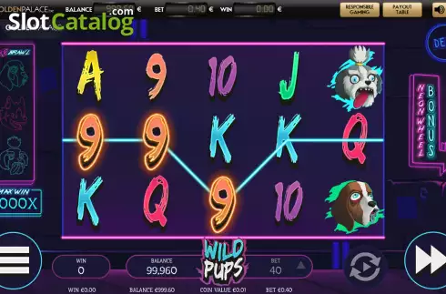 Οθόνη3. Wild Pups Κουλοχέρης 