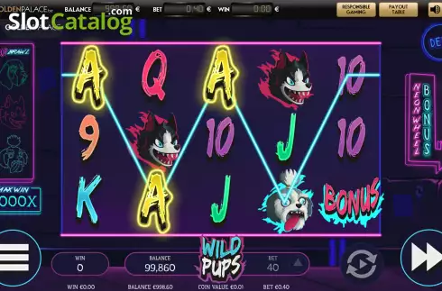 Οθόνη4. Wild Pups Κουλοχέρης 