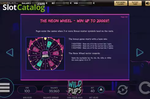 Οθόνη8. Wild Pups Κουλοχέρης 