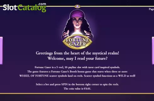 Οθόνη9. Fortune Gazer Κουλοχέρης