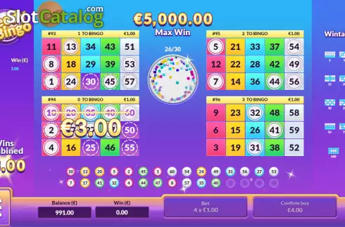 Οθόνη4. Speedy Bingo Κουλοχέρης