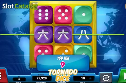 Οθόνη3. Tornado Dice Κουλοχέρης
