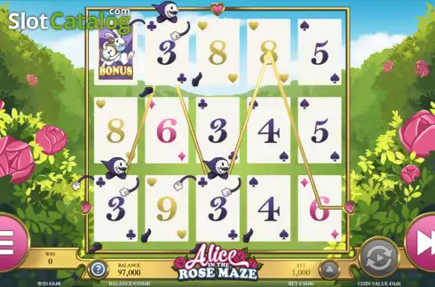 Οθόνη3. Alice of the Rose Maze Κουλοχέρης