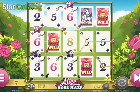 Οθόνη4. Alice of the Rose Maze Κουλοχέρης
