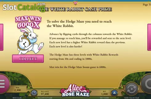 Οθόνη8. Alice of the Rose Maze Κουλοχέρης