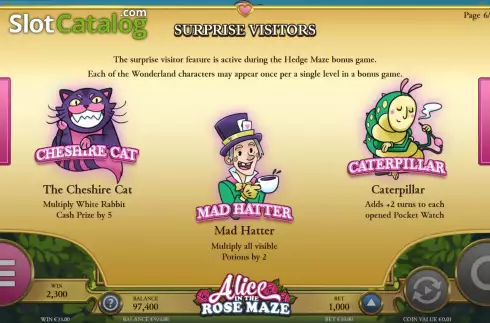 Οθόνη9. Alice of the Rose Maze Κουλοχέρης