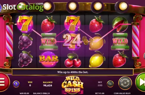 Οθόνη3. Wild Cash Spins Κουλοχέρης