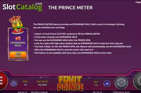 Οθόνη9. Fruit Prince Κουλοχέρης 