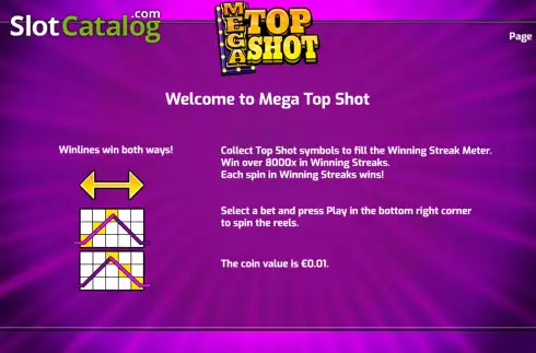 Οθόνη5. Mega Top Shot Κουλοχέρης