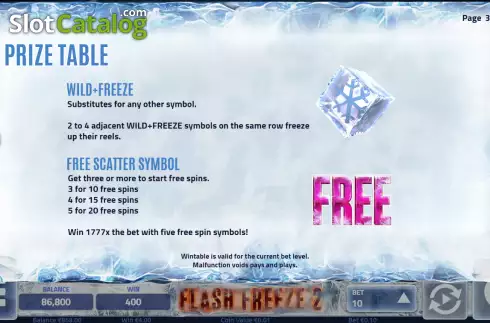 Οθόνη6. Flash Freeze 2 Κουλοχέρης