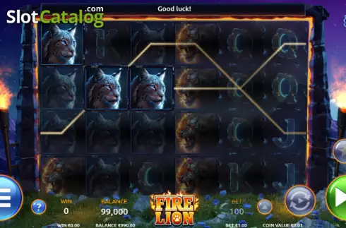 Οθόνη4. Fire Lion Κουλοχέρης 