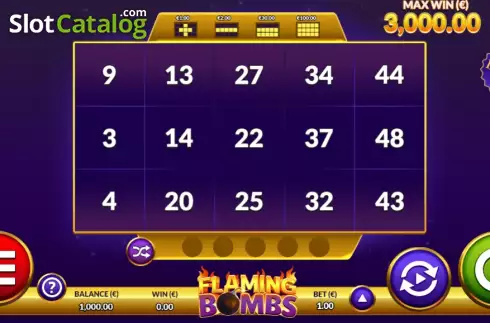 Οθόνη2. Flaming Bombs Κουλοχέρης