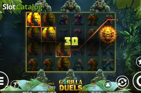 Οθόνη3. Gorilla Duels Κουλοχέρης