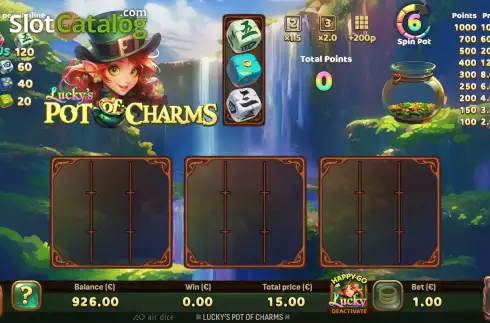 Οθόνη2. Lucky's Pot of Charms Κουλοχέρης 