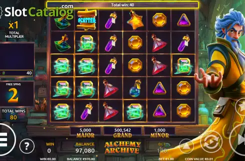 Οθόνη3. Alchemy Archive Κουλοχέρης 