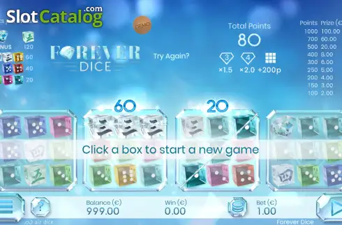 Οθόνη3. Forever Dice Κουλοχέρης 