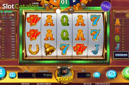 Οθόνη2. Lucky Wilds Toro Κουλοχέρης