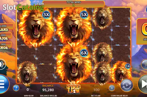 Οθόνη3. Fire Lion 2 Κουλοχέρης