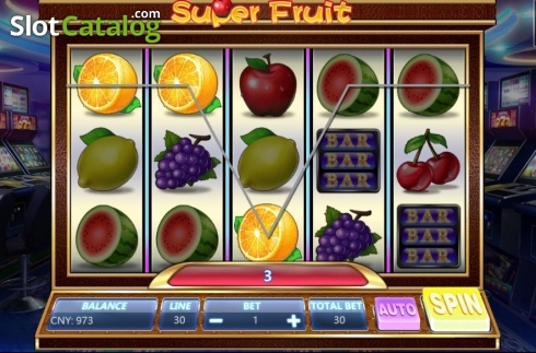 Οθόνη3. Super Fruit (Aiwin Games) Κουλοχέρης 