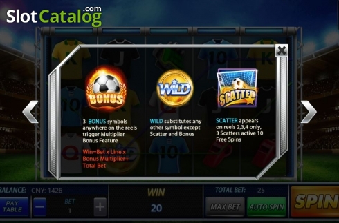 Οθόνη8. Football Frenzy (Aiwin Games) Κουλοχέρης
