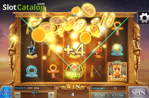 Οθόνη3. Pharaos Treasure (Aiwin Games) Κουλοχέρης