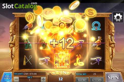 Οθόνη5. Pharaos Treasure (Aiwin Games) Κουλοχέρης
