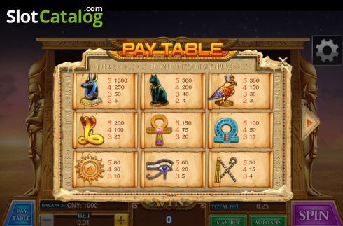 Οθόνη6. Pharaos Treasure (Aiwin Games) Κουλοχέρης