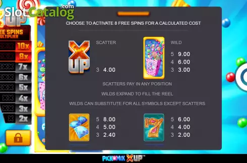 Οθόνη7. Pick N Mix X UP Κουλοχέρης