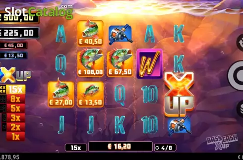 Οθόνη8. Bass Cash X UP Κουλοχέρης 