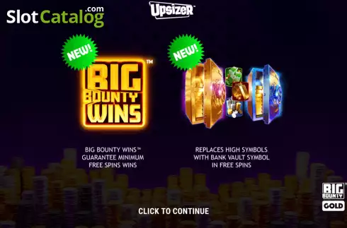 Οθόνη2. Big Bounty Gold Κουλοχέρης