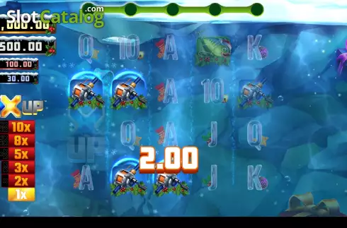 Οθόνη3. Bass Cash Christmas X UP Κουλοχέρης