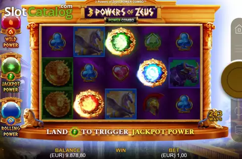 Οθόνη7. 3 Powers of Zeus: Power Combo Κουλοχέρης