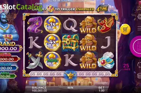 Οθόνη3. Genie's Link&Win 4Tune Κουλοχέρης