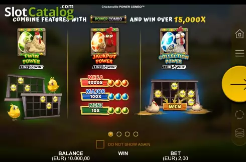 Οθόνη2. Chickenville Power Combo Κουλοχέρης