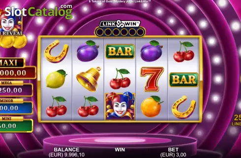 Οθόνη3. 6 Tokens of Gold: Mystery Joker Link & Win Κουλοχέρης