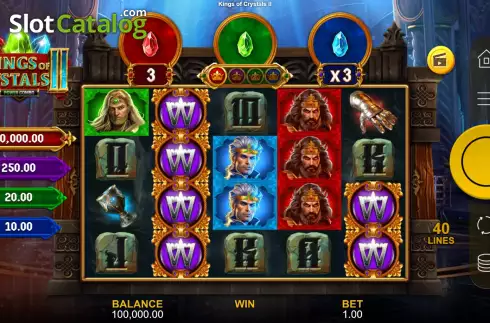 Οθόνη3. Kings of Crystals II Power Combo Κουλοχέρης