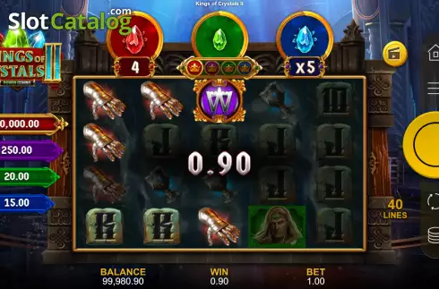 Οθόνη5. Kings of Crystals II Power Combo Κουλοχέρης