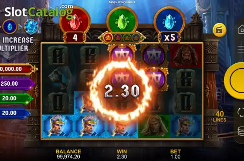 Οθόνη6. Kings of Crystals II Power Combo Κουλοχέρης