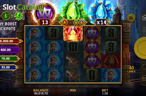 Οθόνη7. Kings of Crystals II Power Combo Κουλοχέρης