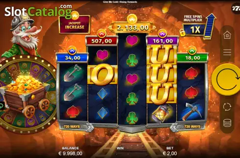 Οθόνη2. Give Me Gold: Rising Rewards Κουλοχέρης