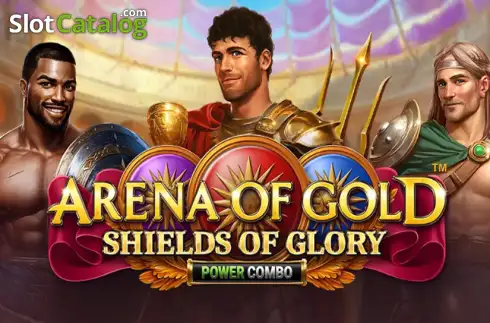 Arena of Gold: Shields of Glory Power Combo Λογότυπο Arena of Gold: Shields of Glory Power Combo Λογότυπο
