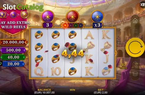 Οθόνη3. Arena of Gold: Shields of Glory Power Combo Κουλοχέρης