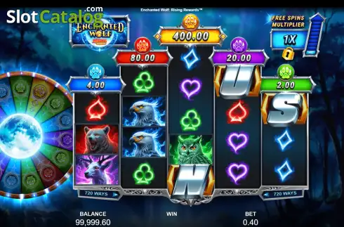 Οθόνη2. Enchanted Wolf: Rising Rewards Κουλοχέρης