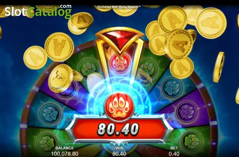 Οθόνη3. Enchanted Wolf: Rising Rewards Κουλοχέρης