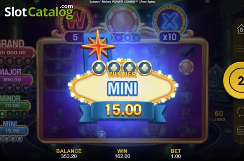 Οθόνη3. Spinnin' Riches Power Combo Κουλοχέρης