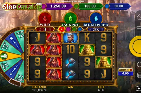 Οθόνη2. Kings of Crystals 3 Power Combo Κουλοχέρης